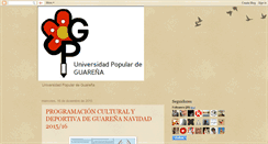 Desktop Screenshot of culturaguarena.blogspot.com