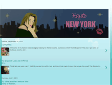 Tablet Screenshot of hauteinny.blogspot.com