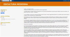 Desktop Screenshot of esculturamodernamurcia.blogspot.com
