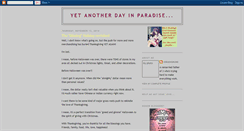 Desktop Screenshot of jormengrund-yetanotherdayinparadise.blogspot.com