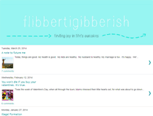 Tablet Screenshot of flibbertigibberish.blogspot.com