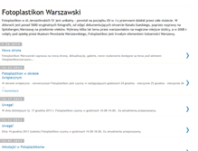 Tablet Screenshot of fotoplastikonwarszawski.blogspot.com