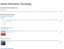 Tablet Screenshot of healthinformationtechnology.blogspot.com