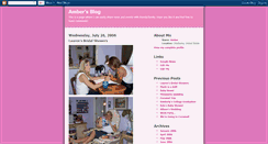 Desktop Screenshot of amberjblog.blogspot.com