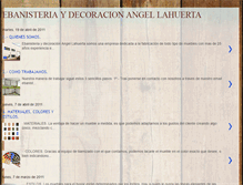Tablet Screenshot of decoracionlahuerta.blogspot.com
