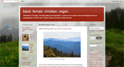 Desktop Screenshot of myveganchristianlife.blogspot.com