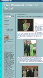 Mobile Screenshot of freereformedchurchbethal.blogspot.com