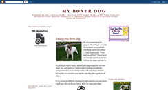 Desktop Screenshot of my-boxer-dog.blogspot.com