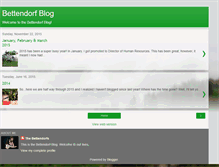 Tablet Screenshot of bettendorfblog.blogspot.com