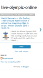 Mobile Screenshot of live-olympic-online.blogspot.com