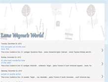 Tablet Screenshot of lanewaynesworld.blogspot.com