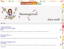 Tablet Screenshot of mammagiovane.blogspot.com