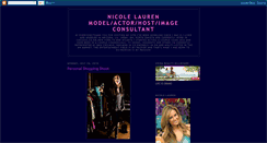 Desktop Screenshot of nicolelaurenfashion.blogspot.com