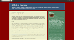 Desktop Screenshot of ahintofneurosis.blogspot.com
