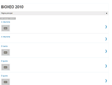 Tablet Screenshot of bioxeo2010.blogspot.com