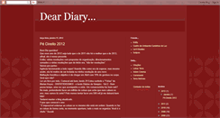 Desktop Screenshot of danysdiary.blogspot.com