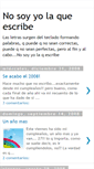 Mobile Screenshot of nosoyolaquescribe.blogspot.com