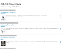 Tablet Screenshot of cabrinifundraising.blogspot.com