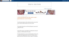 Desktop Screenshot of drugsector.blogspot.com