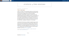 Desktop Screenshot of justice4twosisters.blogspot.com