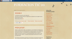 Desktop Screenshot of formaciontic-20.blogspot.com