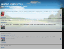 Tablet Screenshot of barefootbeader.blogspot.com