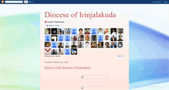 Desktop Screenshot of irinjalakudadiocese.blogspot.com