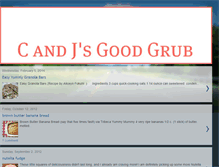 Tablet Screenshot of candjsgoodgrub.blogspot.com