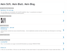 Tablet Screenshot of meinstiftmeinblattmeinblock.blogspot.com