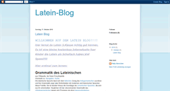 Desktop Screenshot of latein-blog.blogspot.com