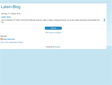 Tablet Screenshot of latein-blog.blogspot.com