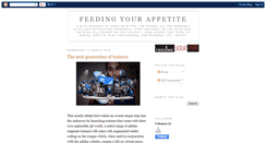 Desktop Screenshot of feedingyourappetite.blogspot.com