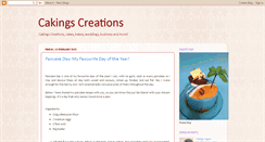 Desktop Screenshot of cakingscreations.blogspot.com