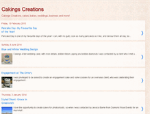 Tablet Screenshot of cakingscreations.blogspot.com