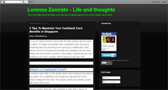 Desktop Screenshot of lorenzozanirato.blogspot.com