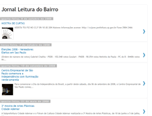 Tablet Screenshot of leituradobairro.blogspot.com