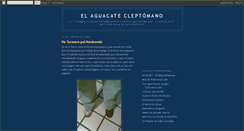 Desktop Screenshot of aguacatecleptomano.blogspot.com