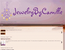 Tablet Screenshot of jewelrybycamille.blogspot.com