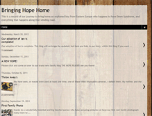 Tablet Screenshot of bring-hope-home.blogspot.com