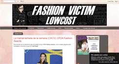Desktop Screenshot of fashionvictim-lowcost.blogspot.com