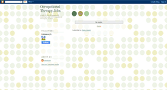 Desktop Screenshot of ooccupationaltherapyupdate.blogspot.com
