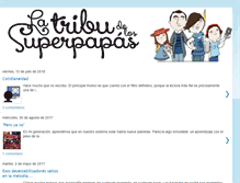 Tablet Screenshot of latribudelossuperpapas.blogspot.com