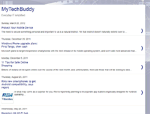 Tablet Screenshot of mytechbuddy.blogspot.com