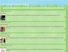 Tablet Screenshot of lylyshealthandfooddiary.blogspot.com