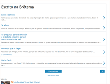 Tablet Screenshot of escritonabretema.blogspot.com