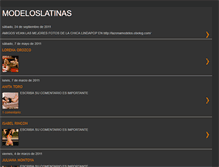 Tablet Screenshot of modelcolombianas.blogspot.com