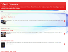 Tablet Screenshot of e-techreviews.blogspot.com