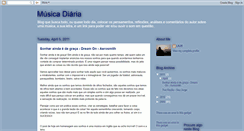 Desktop Screenshot of diariamusica.blogspot.com