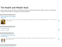 Tablet Screenshot of healthandwealthvault.blogspot.com