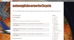 Desktop Screenshot of nelaenglishcornerfor3cycle.blogspot.com